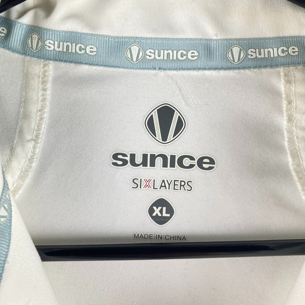 Sunice Track Jacket Womens XL White Lightweight Full Zip Softshell Golf Tech - Picture 7 of 12